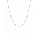 1.50ct Diamond 18K Gold By the Yard Necklace