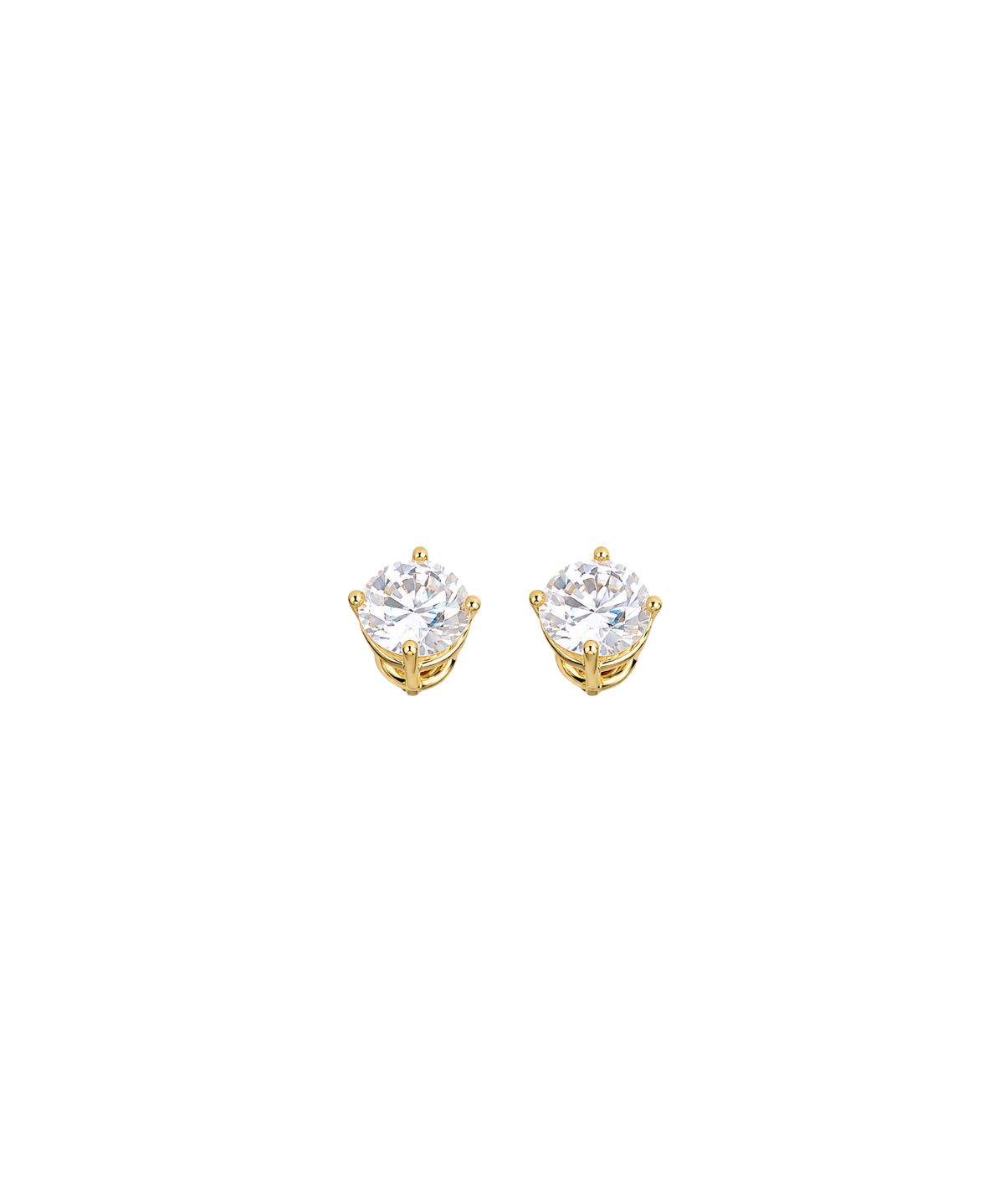 1.00ct Diamond 18K Gold Classic Stud Earring