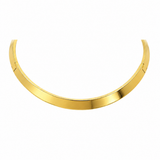 14K Gold Collar Choker Necklace