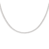 6.20ct Diamond 18K Gold Jenny Tennis Necklace