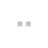 1.88ct Diamond 18K Gold Illusion Stud Earrings