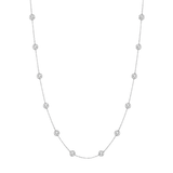 0.88ct Diamond 18K Gold By The Yard Necklace
