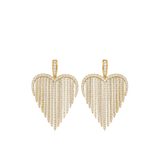 4.30ct Diamond 14K Gold Chandelier Earrings