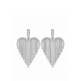 4.30ct Diamond 14K Gold Chandelier Earrings