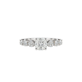 0.55ct Diamond 18K Gold Illusion Ring