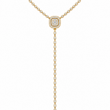1.50ct Diamond 14K Gold Two In One Lariat Necklace