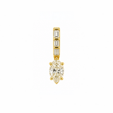 1.96ct Diamond 18K Gold Pear Pendant
