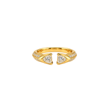 0.60ct Diamond 14K Gold Open Ring