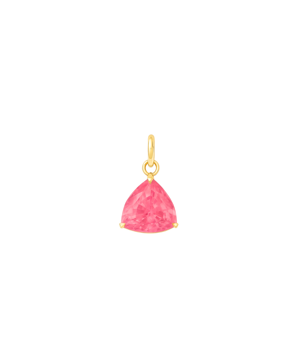 5.00ct Watermelon Tourmaline 18K Gold Pendant