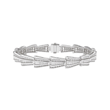 6.75ct Diamond 14K Gold Statement Bracelet