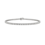 5.00ct Diamond 14K Gold Princess Cut Tennis Bracelet
