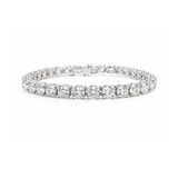 13.63ct Diamond 18K Gold Classic Tennis Bracelet