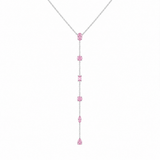 1.18ct Sapphire 18K Gold Lariat Necklace