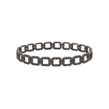 3.49ct Black Diamond 14K Gold Link Bracelet