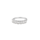 1.80ct Diamond 18K Gold Emerald Cut Half Eternity Ring