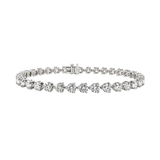 9.00ct Diamond 14K Gold Three Prong Tennis Bracelet