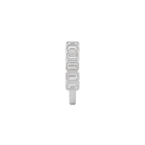 1.80ct Diamond 18K Gold Emerald Cut Half Eternity Ring