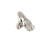 2.50ct Diamond 18K Gold Cluster Statement Ring