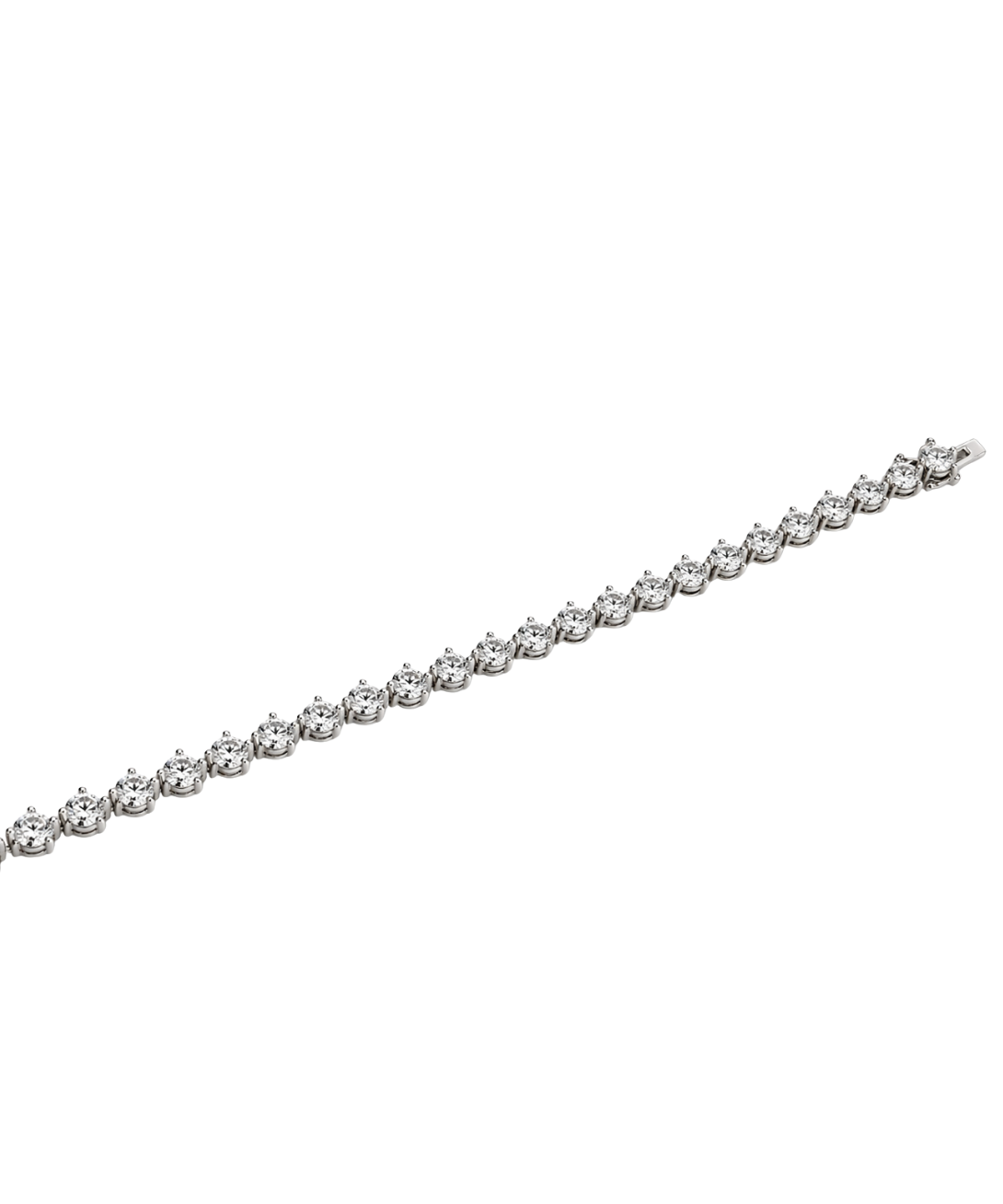 9.00ct Diamond 14K Gold Three Prong Tennis Bracelet