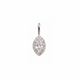 GIA 1.23ct Diamond 18K Gold Pendant