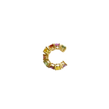 Ana Rocha E Appolinario Multi Colored Sapphires 18K Gold Ear Cuff