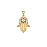14K Gold Yellow Gold Hansa Pendant