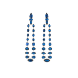 14.75ct Sapphire 18K Gold Statement Earring