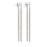 1.50ct Diamond 18K Gold Cascade Climber Earrings