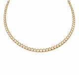 2.00ct Diamond 14K Gold Choker Tennis Necklace