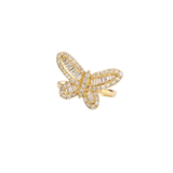 0.75ct Diamond 14K Gold Butterfly Ring
