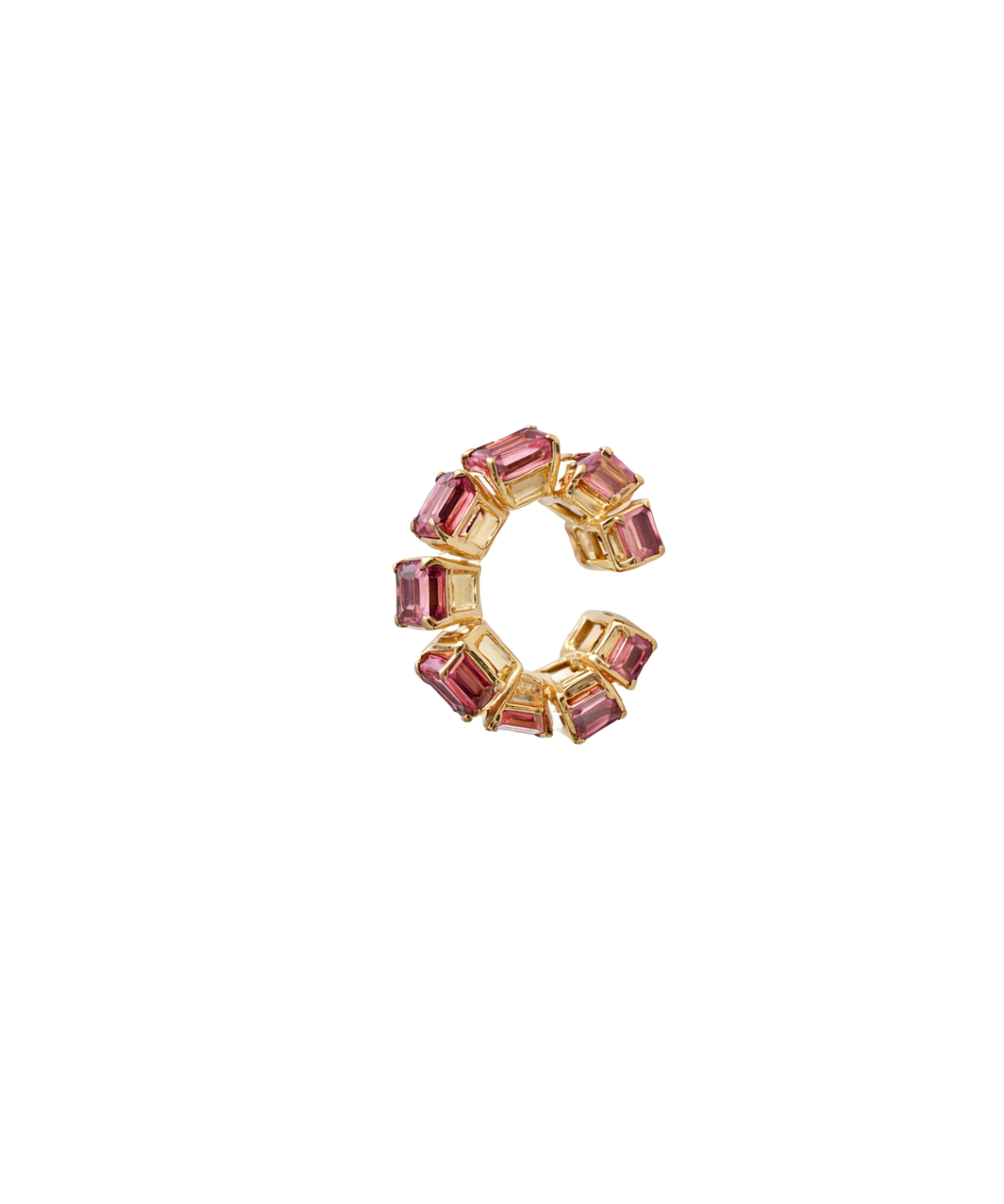 Ana Rocha E Appolinario Pink Tourmaline 18K Gold Ear Cuff