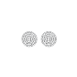 1.00ct Diamond 14K Gold Cluster Earrings