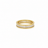 3.00ct Diamond 14K Gold Baguette Eternity Ring