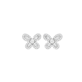 0.54ct Diamond 18K Gold Butterfly Earrings