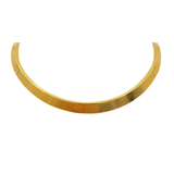 14K Italian Gold Collar Choker Necklace