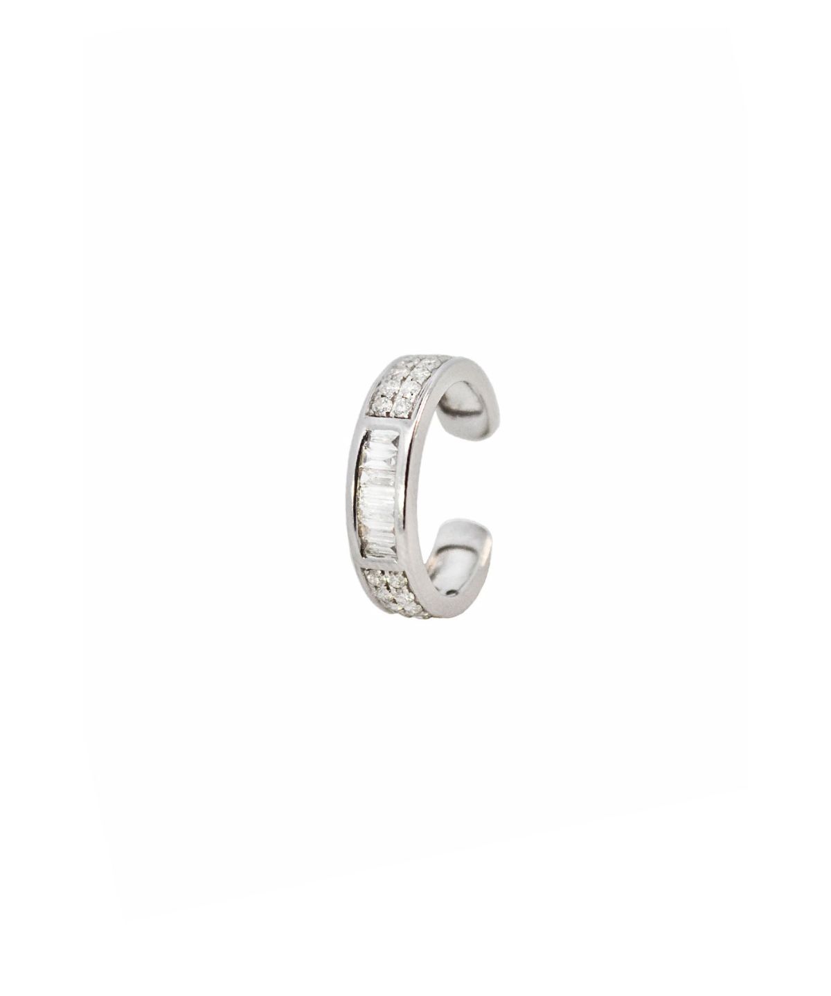 0.56ct Diamond 18K Gold Cluster Ear Cuff