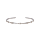 1.30ct Diamond 18K Gold Cuff Bracelet