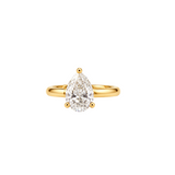 0.83ct Diamond 18K Gold Pear Ear Cuff