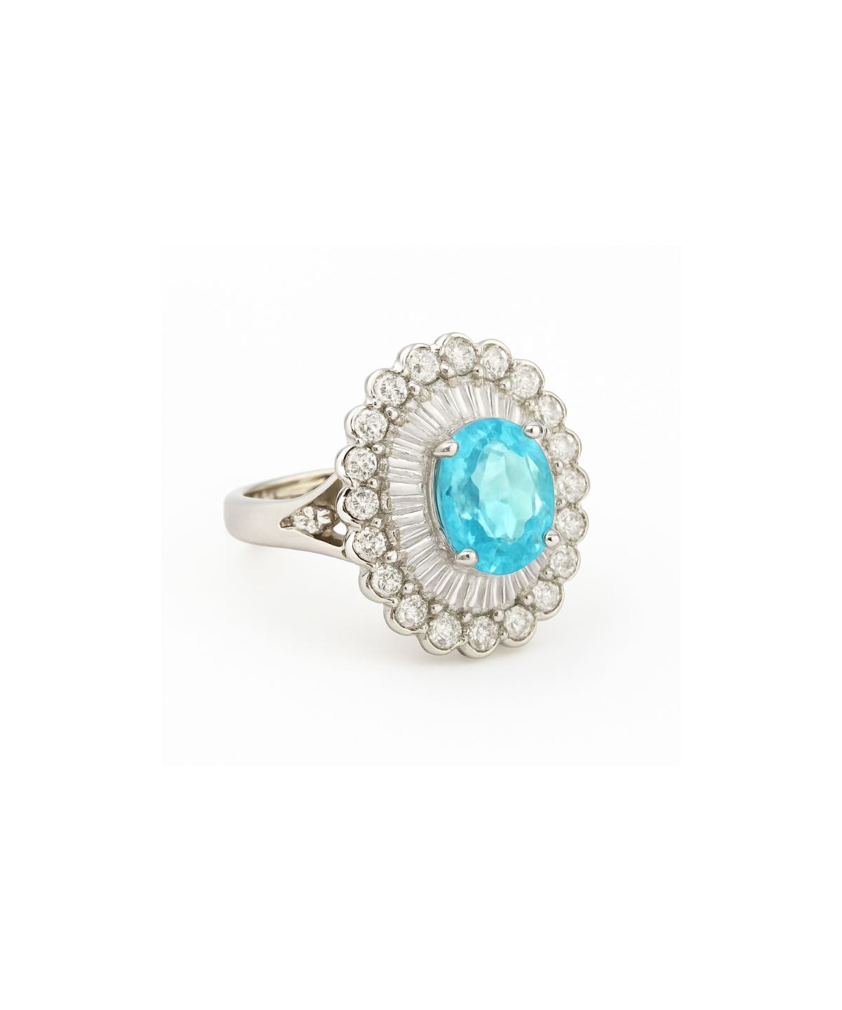 2.35ct Diamond Apatite 18K Gold Ring