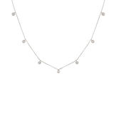 1.00ct Diamond 18K Gold By The Yard Necklace