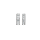 1.30ct Diamond 14K Gold Hoop Earrings