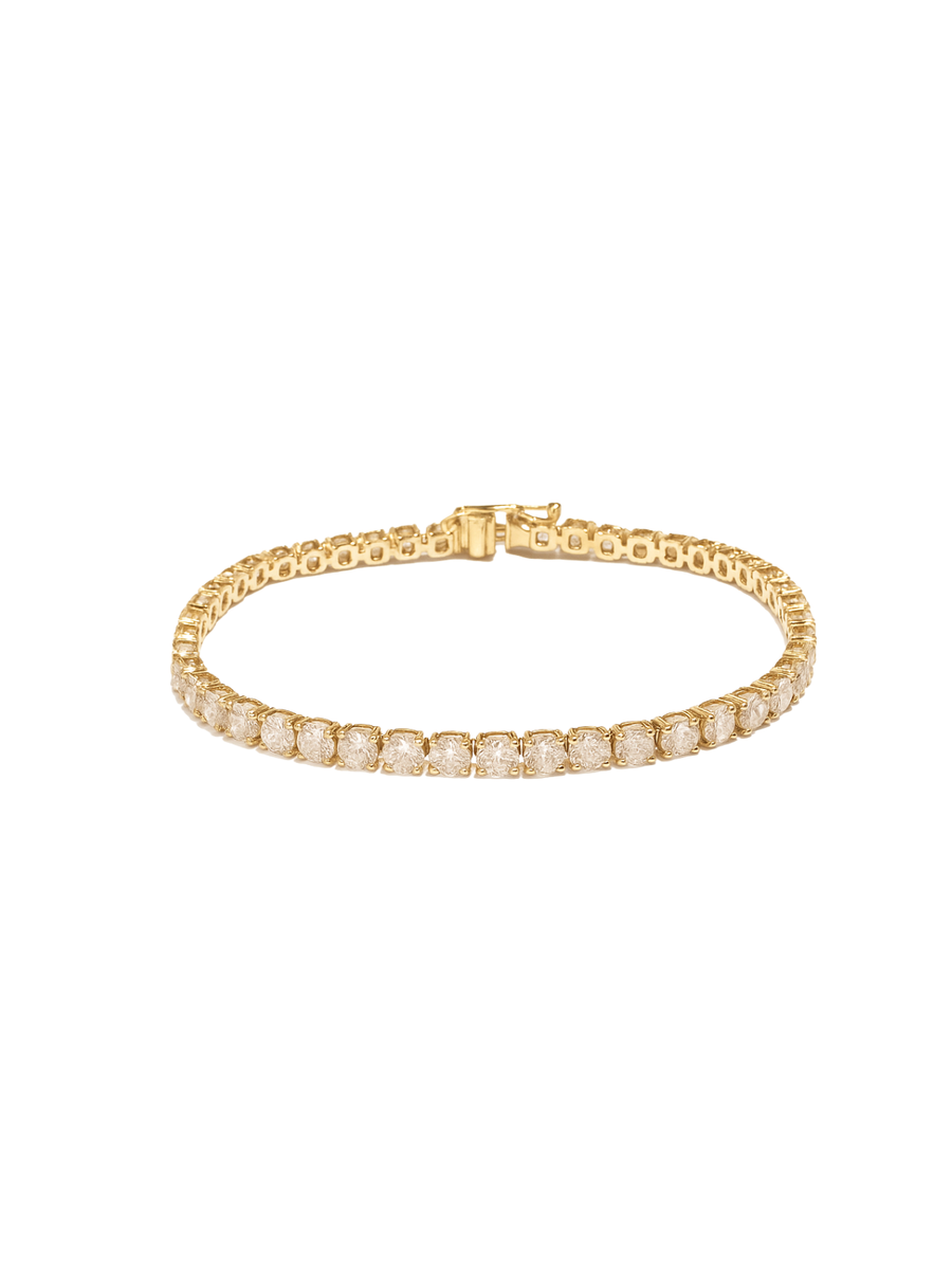 15.00ct Diamond 14K Gold Tennis Bracelet