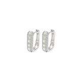 1.30ct Diamond 14K Gold Hoop Earrings