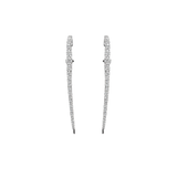 2.17ct Diamond 18K Gold Cascade Climber Earrings