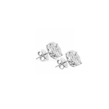 1.26ct Diamond 18K Gold Round Illusion Stud Earrings