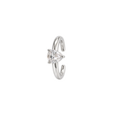 0.64ct Diamond 18K Gold Pear Ear Cuff