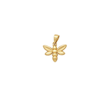 14K Gold Bee Pendant