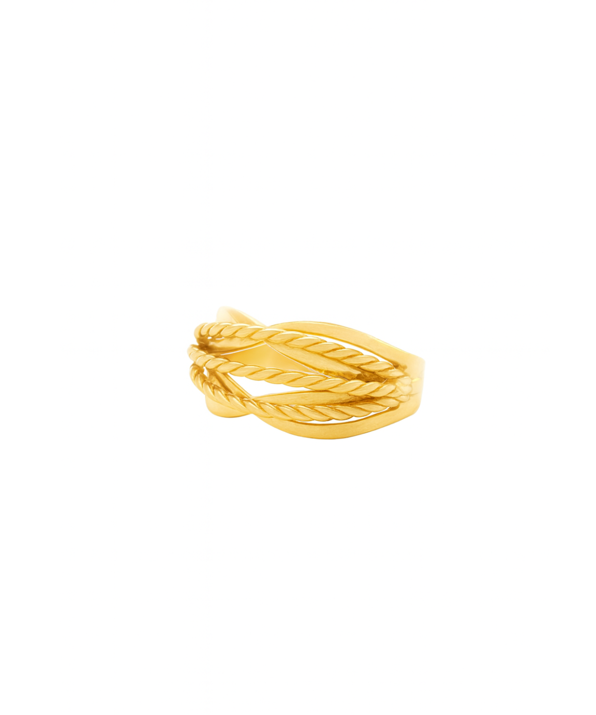 14K Gold Twisted Ring