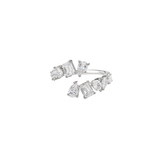 1.64ct Diamond 18K Gold Multi Shape Bypass Ring