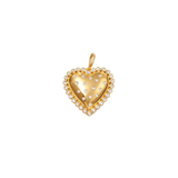 0.54ct Diamond 14K Gold Heart Pendant